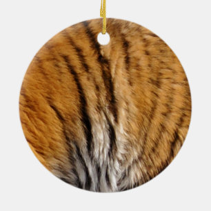 Ornement Rond En Céramique Photo Tiger Stripes Big Cat Wildlife