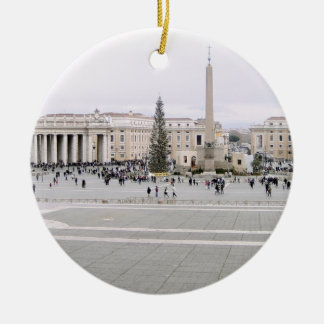 Ornement Rond En Céramique Piazza San Pietro