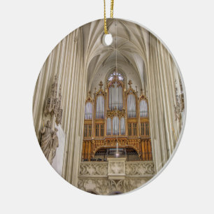 Ornement Rond En Céramique Pipe Organ Maria Am Gestade