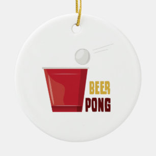 Ornement Rond En Céramique Puanteur de bière