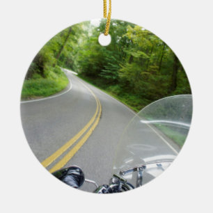 Ornement Rond En Céramique Queue du dragon