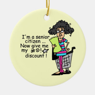 Ornement Rond En Céramique Remise aux seniors