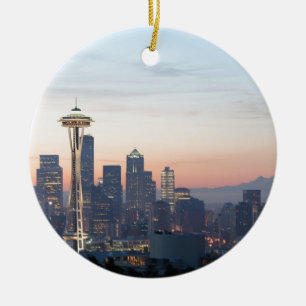 Ornement Rond En Céramique Seattle