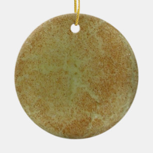 Ornement Rond En Céramique Snickerdoodle Cookie Ornament