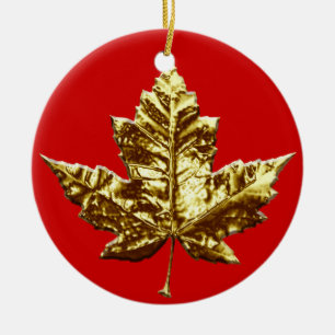 Ornement Rond En Céramique Souvenirs et cadeaux du Canada