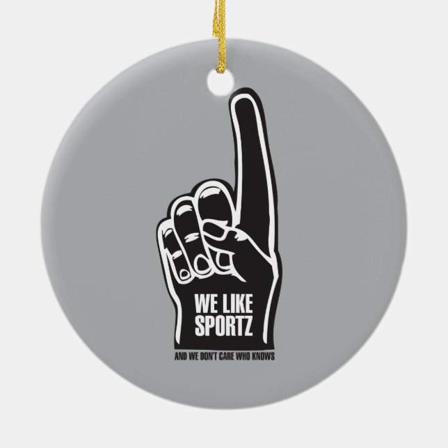 Ornement Rond En Céramique Sportz 2 (Dos)