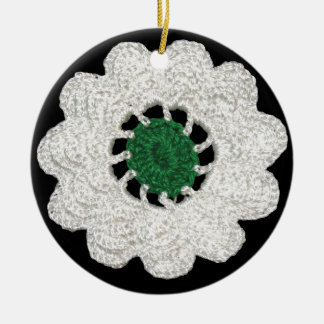 Ornement Rond En Céramique Srebrenica cvijet