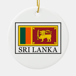 Ornement Rond En Céramique Sri Lanka