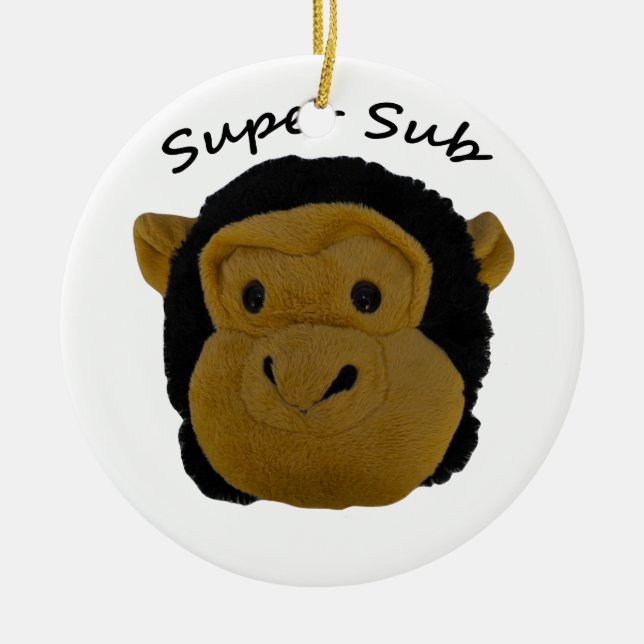 Ornement Rond En Céramique Super Sub (Devant)