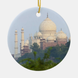 Ornement Rond En Céramique Taj Mahal, Agra, Inde