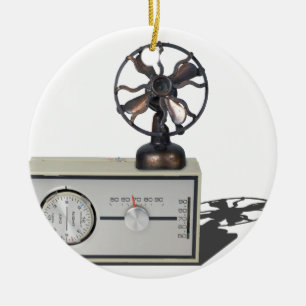 Ornement Rond En Céramique ThermostatHeaterFan052215