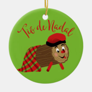 Ornement Rond En Céramique Tio De Nadal