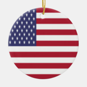 ORNEMENT ROND EN CÉRAMIQUE USA