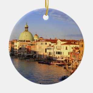Ornement Rond En Céramique Venise