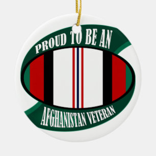 Ornement Rond En Céramique Vétérinaire de l'Afghanistan