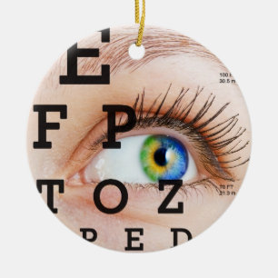 Ornement Rond En Céramique Vision / Eye Doctor - SRF