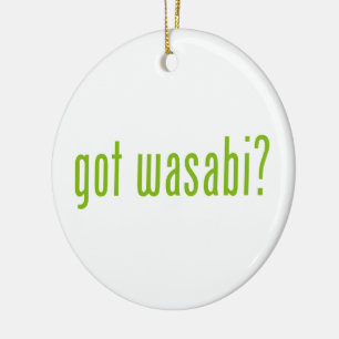Ornement Rond En Céramique vous avez wasabi ?