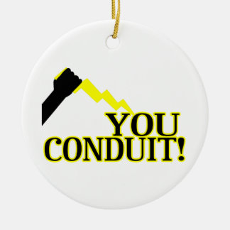 Ornement Rond En Céramique Vous conduit