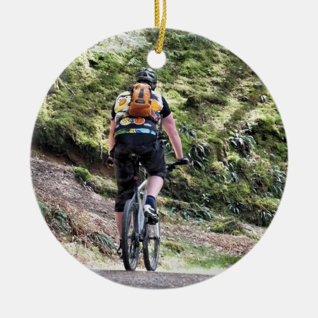 ORNEMENT ROND EN CÉRAMIQUE VTT (Devant)