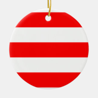 Ornement Rond En Céramique Xmas
