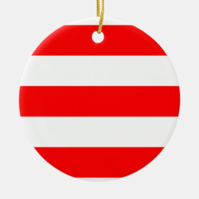 Ornement Rond En Céramique Xmas (Devant)