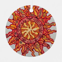 Ornement Rond en Métal