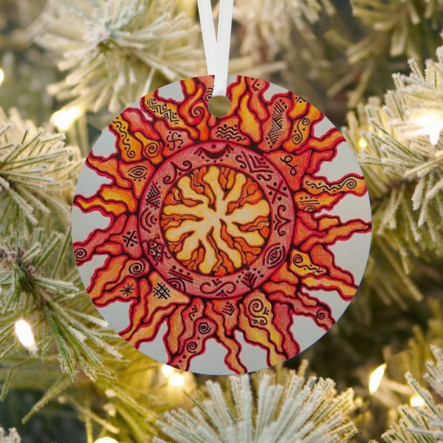 Ornement Rond en Métal (Insitu)