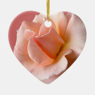 Ornement Rose de pêche Décorations Roses personnal