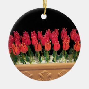 Ornement Rose en verre de Murano vénitien