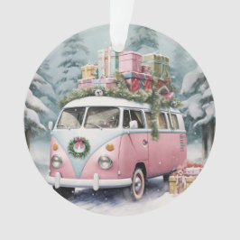 Ornement rose Vintage Vanagon