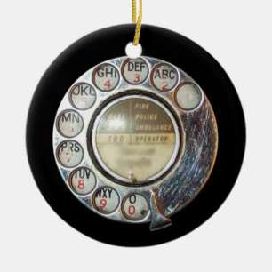 Ornement ROTATOIRE de CADRAN de TÉLÉPHONE