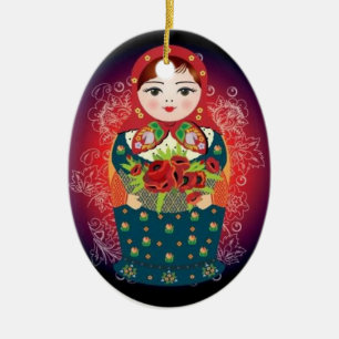 Ornement russe de Noël de poupée - "Sophia "