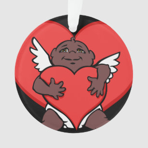 Ornement Saint Valentin Personnalisé Ornement Afri