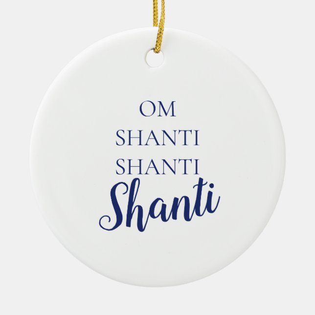 Ornement Solace Mind® OM Shanti (Devant)