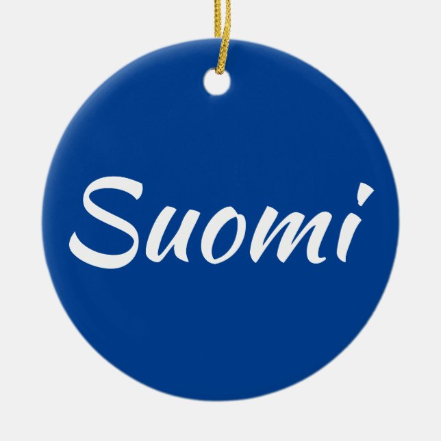 Ornement Suomi / Ornement finlandais / Noël (Devant)