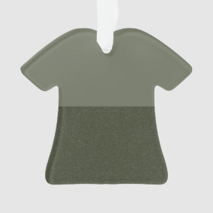 Ornement T-shirt Moss Duo-Tone - Personnalisable