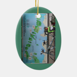 Ornement tandem de vélo