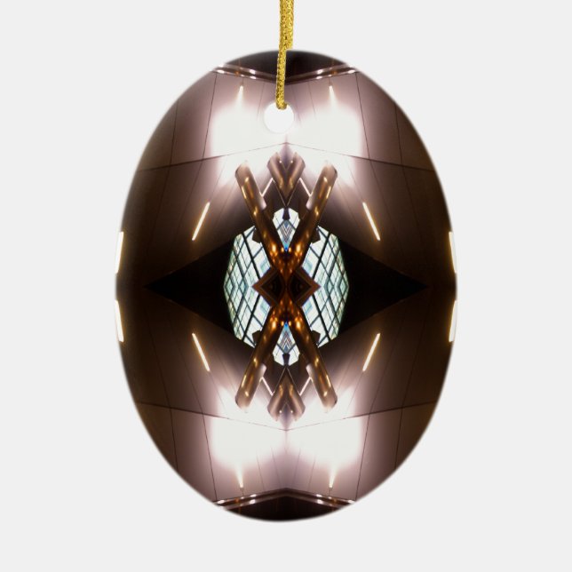 Ornement urbain fleuri de Noël de futurisme de (Devant)