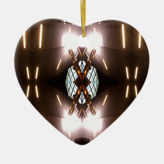 Ornement urbain fleuri de Noël de futurisme de (Devant)