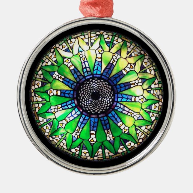 Ornement vert de Tiffany (Devant)