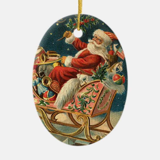 Ornement victorien de Noël (Devant)