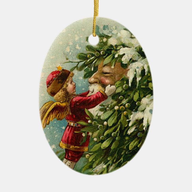 Ornement victorien du père noël (Devant)