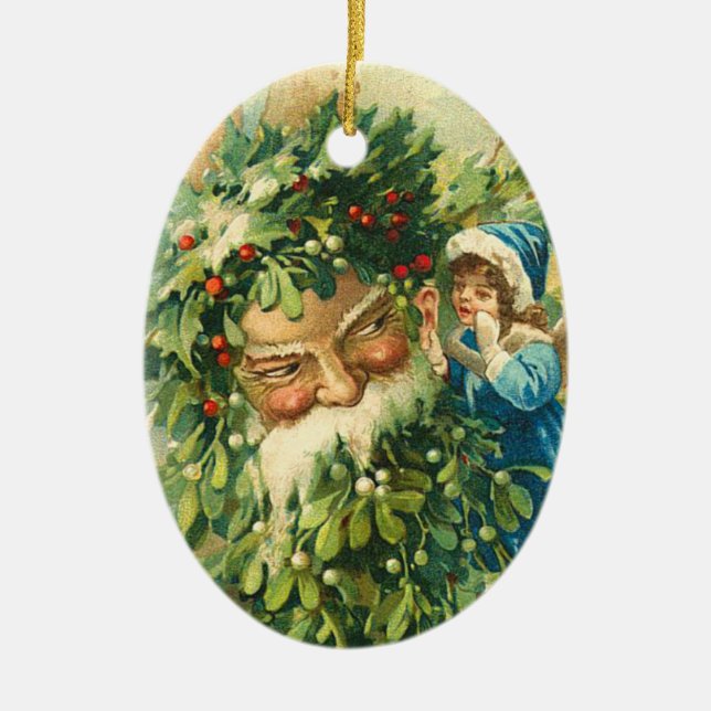 Ornement victorien du père noël (Devant)