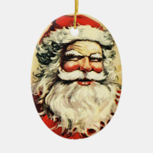 Ornement vintage déplaisant du père noël