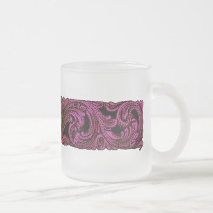 Ornement Violet Gothique avec Mug givré à coeur