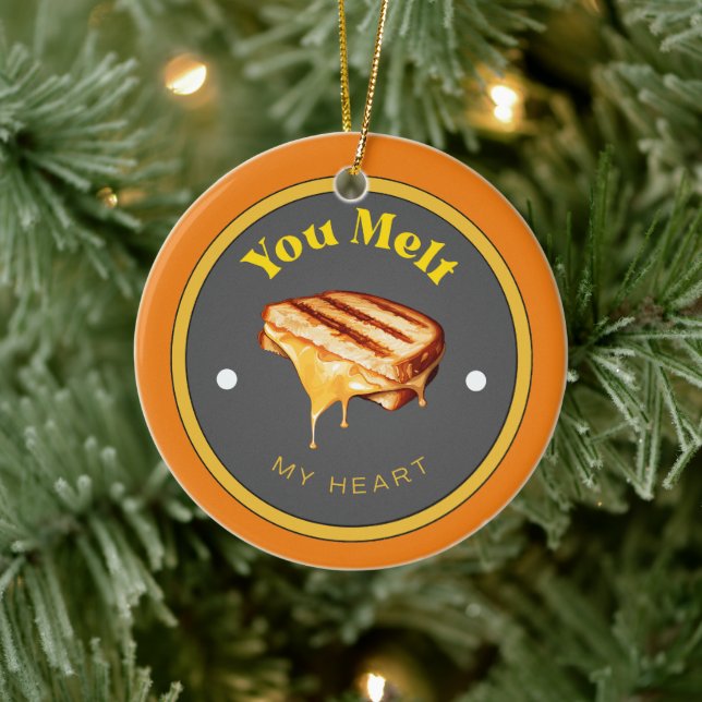 Ornement - Vous Fondez Mon Coeur - Fromage Grillé (Arbre)