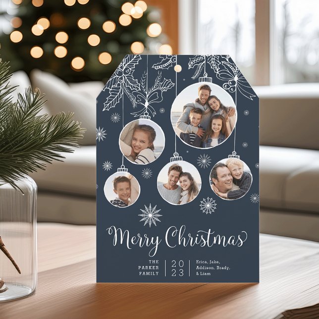 Ornemental | Photo Collage Carte de vacances (Créateur téléchargé)