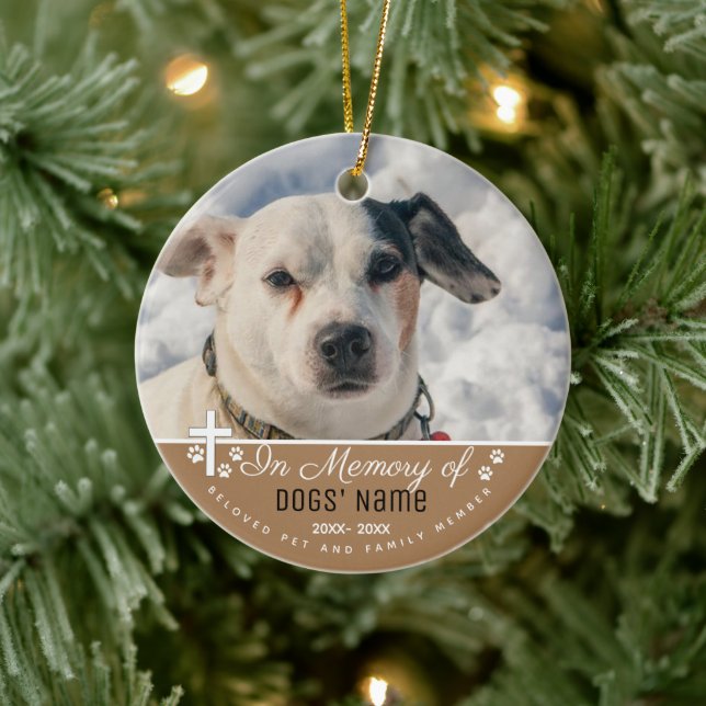 Ornements commémoratifs de chien - Cadeaux de mémo (Arbre)