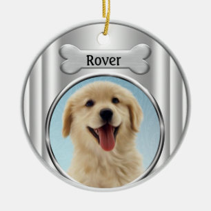 Ornements d'arbre de Noël de golden retriever