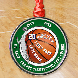 Ornements de basketball personnalisés. Équipe de b